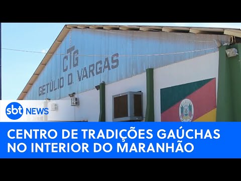 Centro de Tradições Gaúchas reúne sulistas que migraram para o Maranhão| #SBTNewsnaTV (16/07/23)