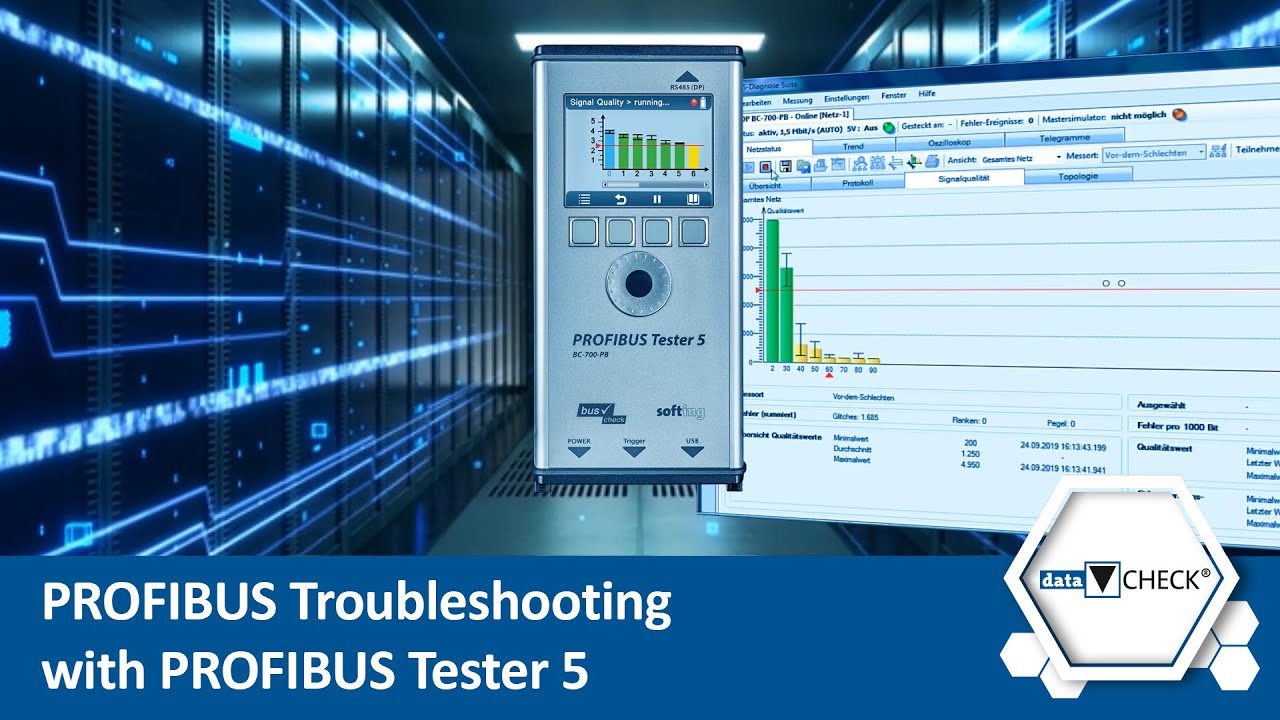 PROFIBUS Troubleshooting with PROFIBUS Tester 5