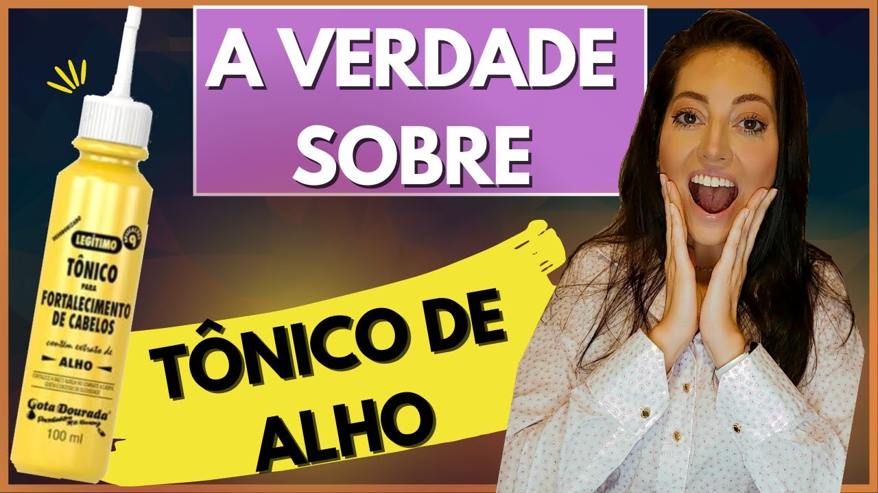 A VERDADE sobre o TÔNICO de ALHO. Ajuda no controle da QUEDA DE CABELOS e AUMENTA O CRESCIMENTO