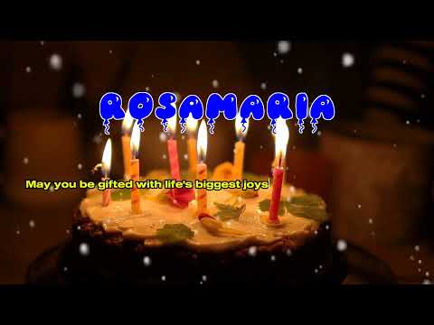 Happy Birthday ROSAMARIA   Happy Birthday Song   Birthday Wishes   Birthday Party