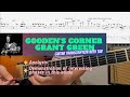 Grant Green Gooden's Corner (guitar transcription) - Bb jazz blues etude