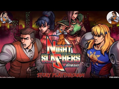 Night Slashers: Remake (PS5)-Full Arcade Playthrough as Christopher Smith-10/5/24