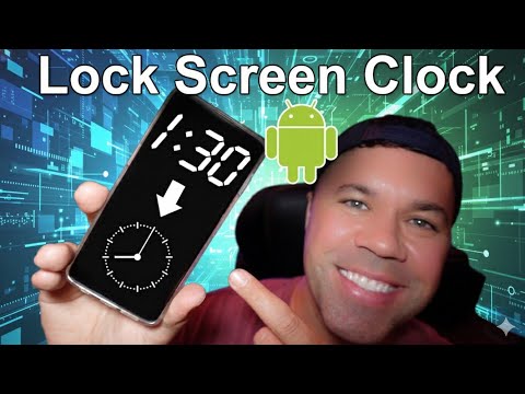 How To Change the Lock Screen Clock on Android (& Change Color!)