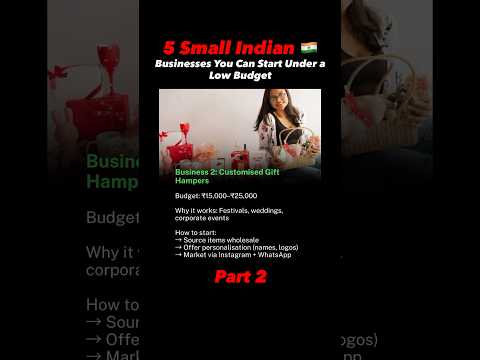 🎁 LOW-BUDGET BUSINESS IDEA! 💼 Custom Gift Hampers 💰