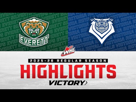 Everett Silvertips at Victoria Royals 10/10 | WHL Highlights 2025-26