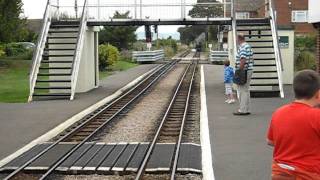 preview picture of video 'Romney, Hythe & Dymchurch Railway Steam train'