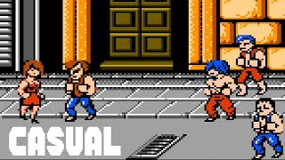 Casual Longplay: Double Dragon (NES-NA port) full game session for 1 Player