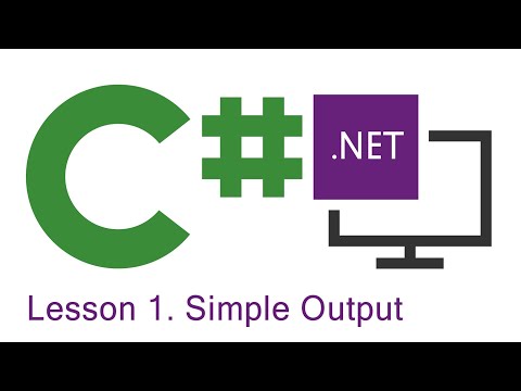 C Programming Lesson 1 Simple Output