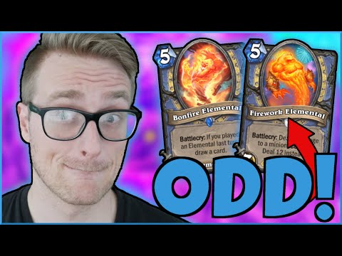 This DECK is DAZZLING! ELEMENTAL ODD Mage is INCREDIBLE! | Darkmoon Faire | Wild Hearthstone