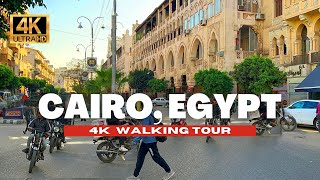 🇪🇬 CAIRO EGYPT WALKING TOUR - HELIOPOLIS & BARON EMPIAN PALACE | 4K HDR - 60fps