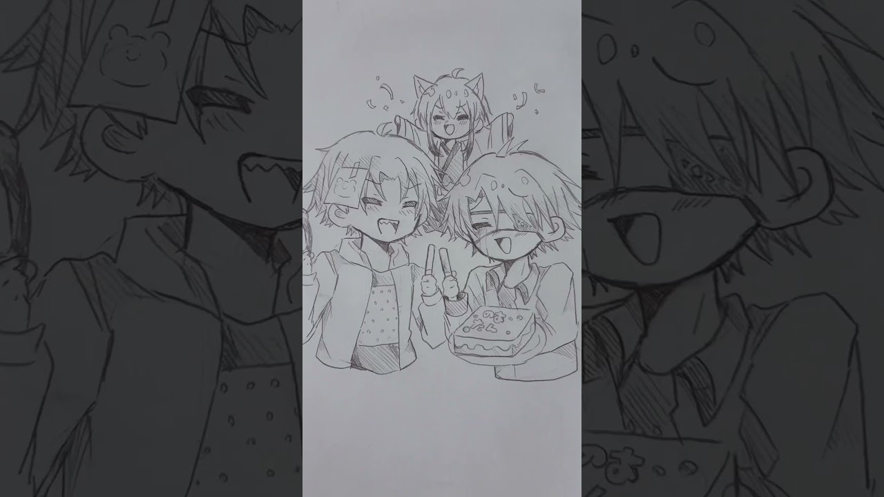 のののあーん #カラフルピーチ #からぴち #ぴちあーと #イラスト