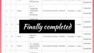 Final year exam finished status Tamil