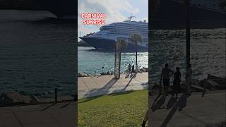 CARNIVAL SUNRISE выходит из Майами #carnivalsunrise #miami #nicemusic #cruiseship #cruise #4k