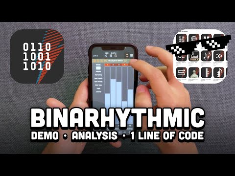 Binarhythmic by Cem Olcay | Demo, Analysis & The Secret to AUv3 MIDI Sequencing