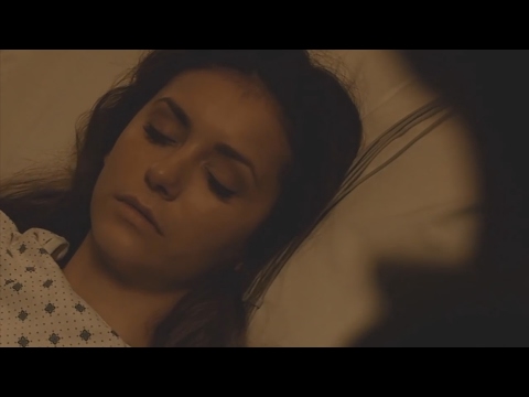 The Vampire Diaries 6x22 Elena at the hospital with Damon, Kai comes in
