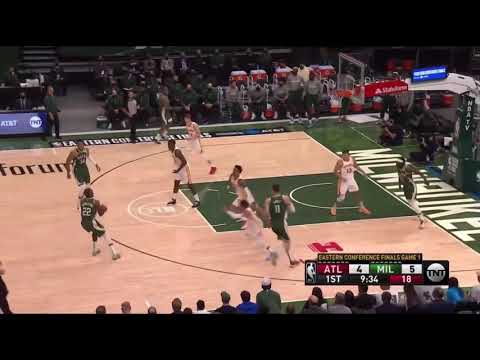 Khris Middleton Lowlights vs Hawks (GAME 1)