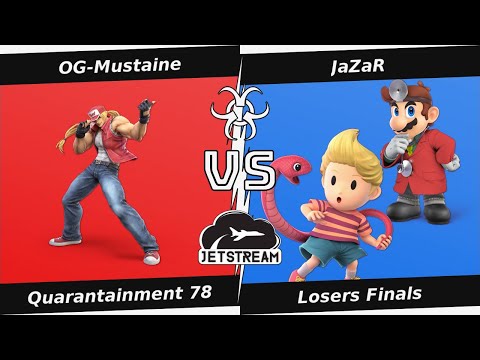 Quarantainment 78 Losers Finals - OG-Mustaine (Terry) Vs JaZaR (Dr Mario, Lucas) - SSBU
