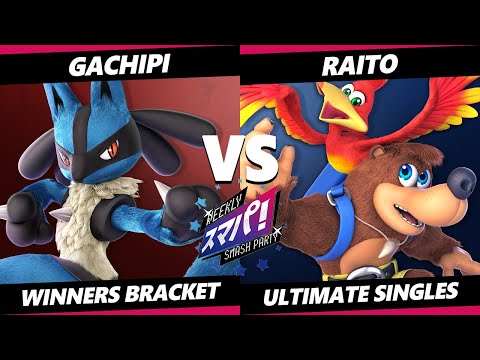 Sumapa 81 - Gachipi (Lucario) Vs. Raito (Banjo Kazooie) SSBU Ultimate Tournament