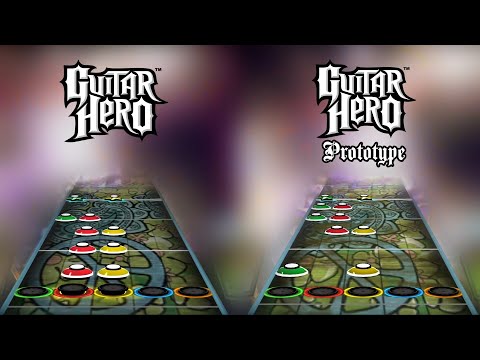 Guitar Hero 1 Prototype - "Take Me Out" Chart Comparison