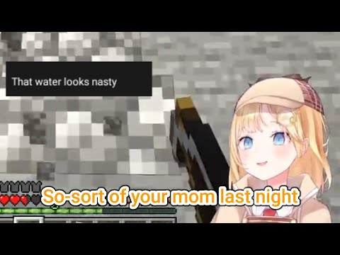 Amelia Watson with her mom jokes