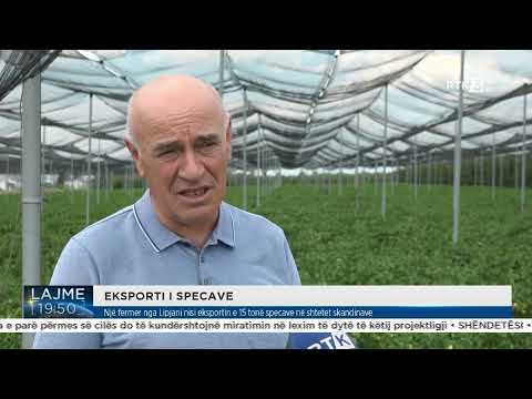 Një fermer nga Lipjani nisi eksportin e 15 tonë specave në shtetet skandinave