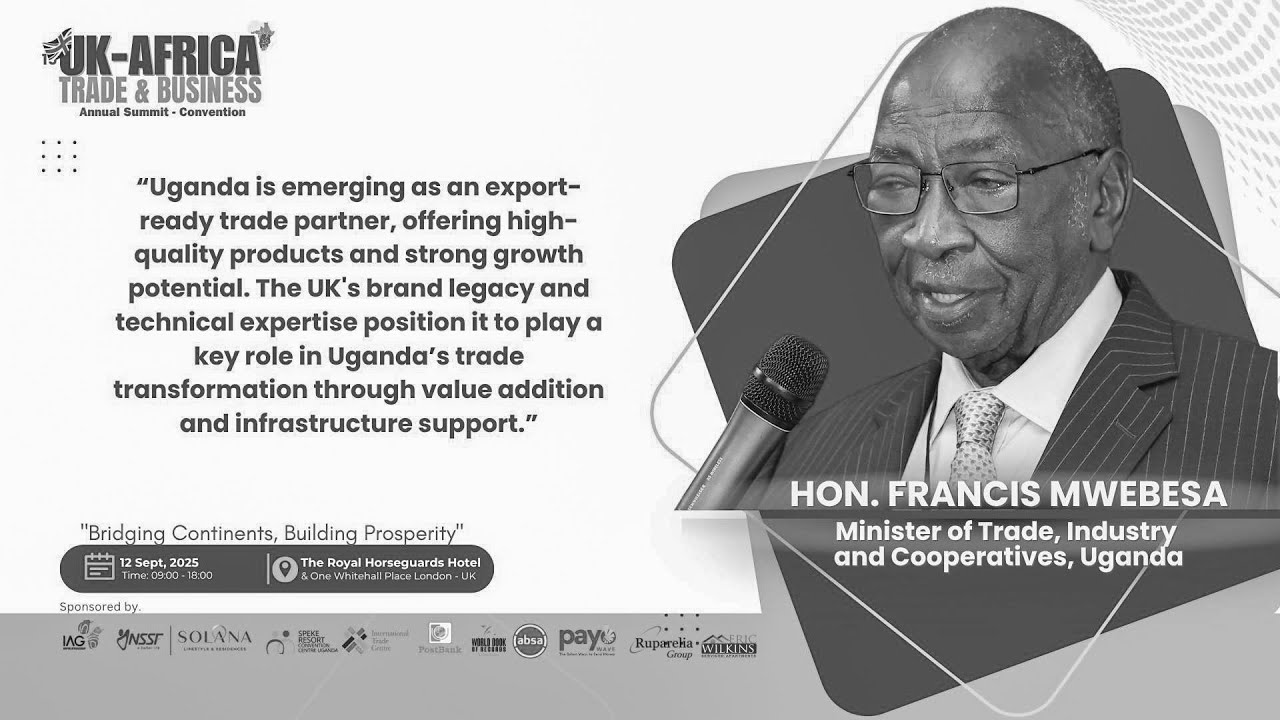✈️ Hon. Francis Mwebesa: Uganda Airlines Flights to the UK – A New Era for Trade | #ukafricasummit