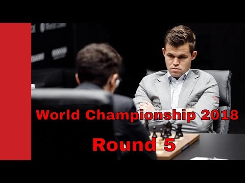 Carlsen - Caruana: World Championship Match 2018, Round 5