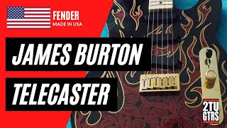 Video thumbnail for Fender James Burton Telecaster 2012 Red Paisley Flames by 2tu Guitars