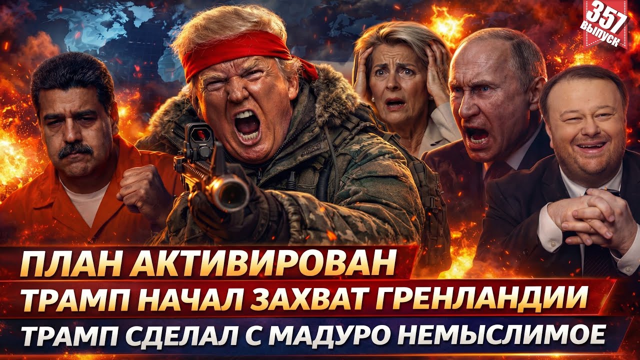 ТРАМП НАЧАЛ ЗАХВАТ ГРЕНЛАНДИИ / Трамп сделал с Мадуро немыслимое / Опасный ша