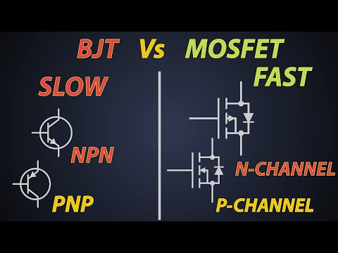 Difference Between MOSFET & BJT | MOSFET Basics | How does a MOSFET work?