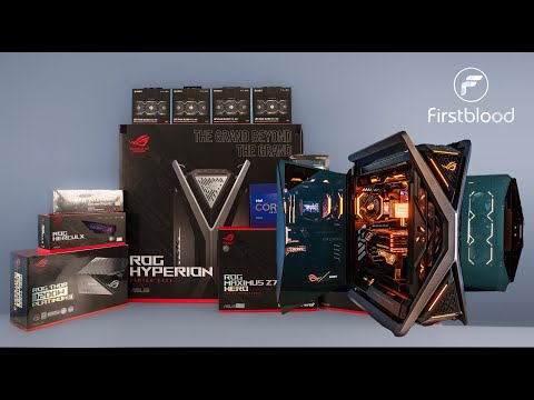 ASUS ROG Hyperion GR701 Gaming PC Build - ROG Hero, Strix RTX 4090 OC, i9-13900K,  7600Mhz D5