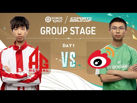 All Gamers Global vs. Weibo Gaming MY - HoK x EWC - Day 1 - Group Stage