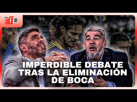 ¡DEBATE CALIENTE TRAS LA ELIMINACIÓN DE BOCA ANTE INDEPENDIENTE! Imperdible análisis en F90