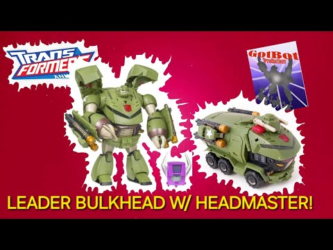Transformers Animated Leader Bulkhead w/ Headmaster - GotBot True Review NUMBER 1205