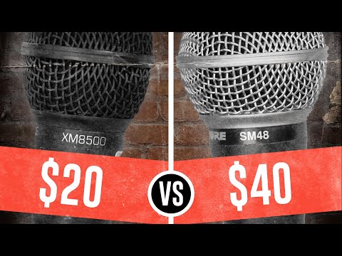 BEHRINGER XM8500 Ultravoice Dynamic Cardioid Microphone-thumb-1