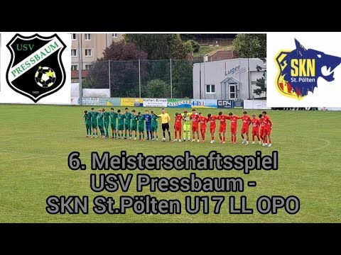 SKN St.Pölten U17 LL OPO - USV Pressbaum 1.HZ