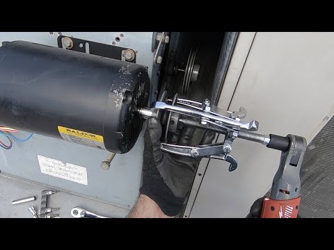 Replace Worn Blower Motor Pulley