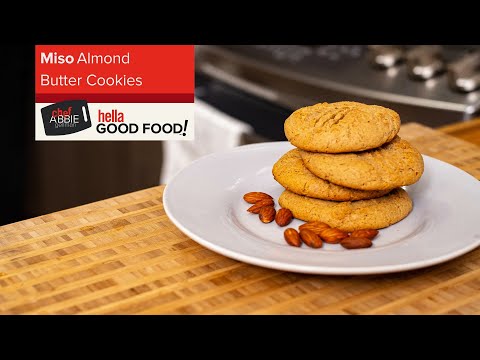 Miso Almond Butter Cookies