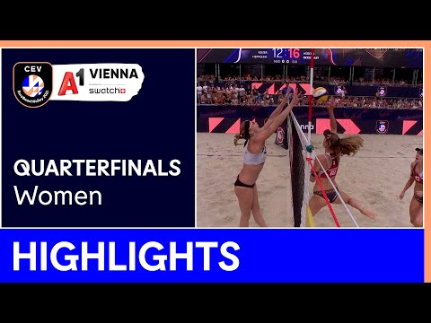 Betschart/Hüberli (SUI) vs. Keizer/Meppelink (NED) Highlights - #EuroBeachVolley