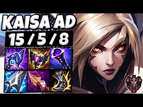 Kaisa vs Ezreal [ ADC ] Lol Korea Grandmaster Patch 12.6 ✅