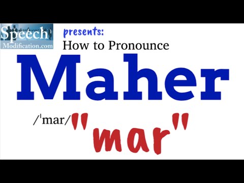 How to Pronounce Maher