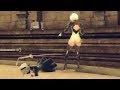 Nier Automata 2B Ryona Unarmed 2B Vs Level 99 2B