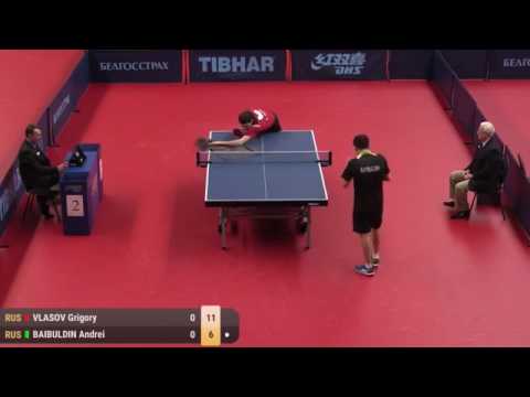 VLASOV Grigory vs BAIBULDIN Andrei   2017 Belarus Open