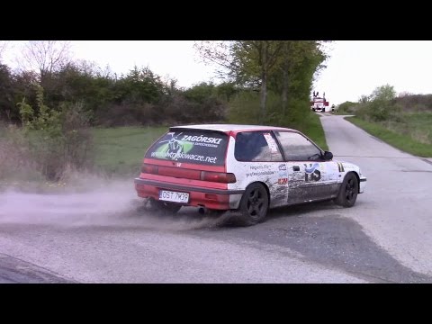 3 Rajd Namysłowski 2017 - Maciej Szczudło / Amelia Ryppa - Honda Civic.