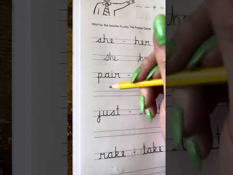 Review & Mastery Cursive #3 page 44