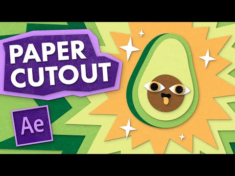 Easy Paper Cutout Stop Motion Look After Effects Animation Tutorial