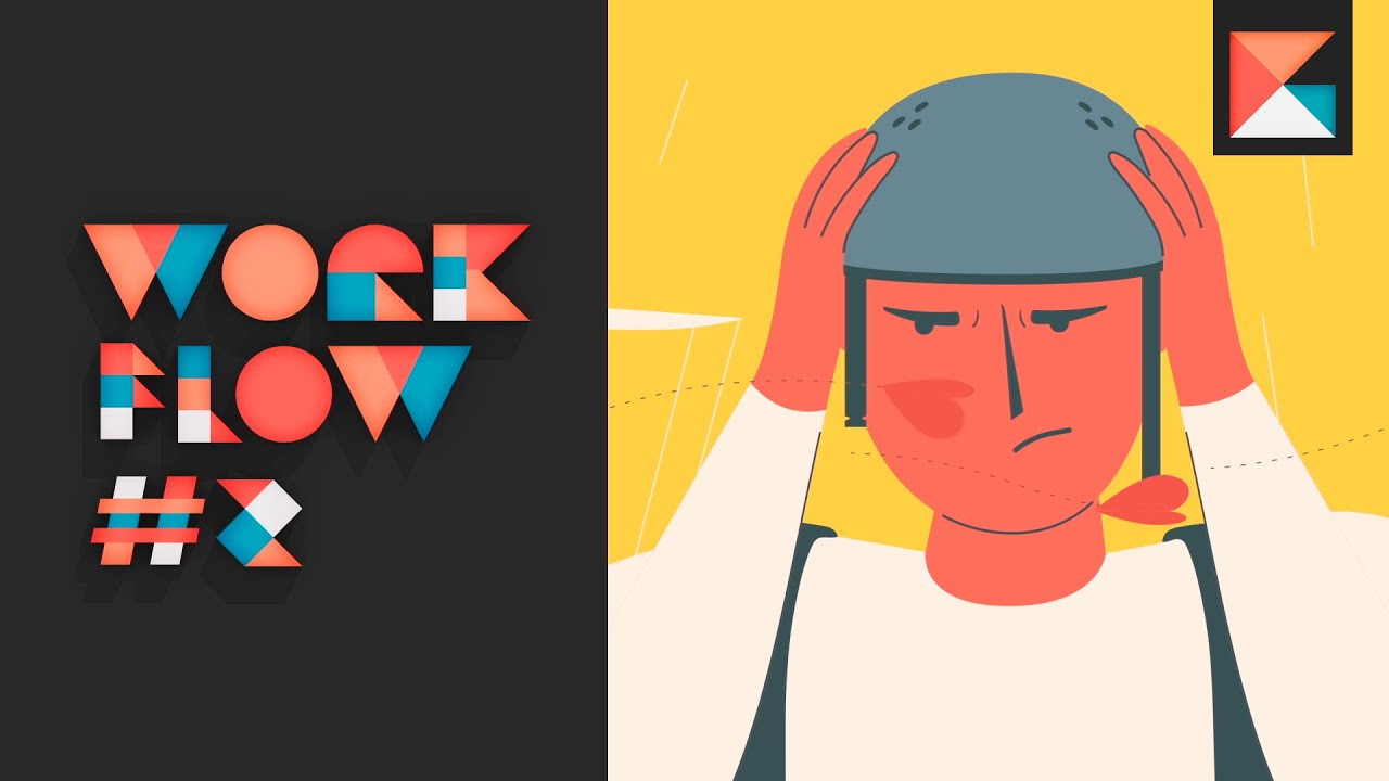 WORKFLOW #02: Character Animation in Adobe Animate and After Effects | Procrastination