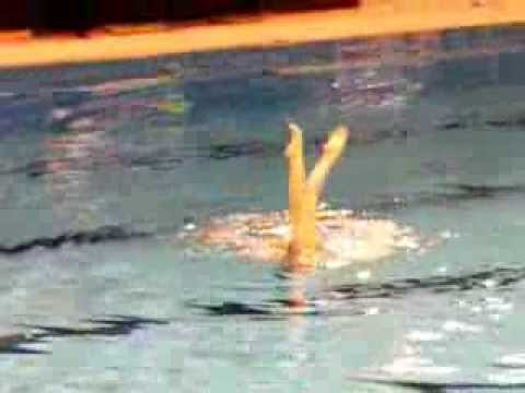 Championnat de France Synchro - Angers 7 décembre 2013 - solo éliminatoire Virginie Dedieu