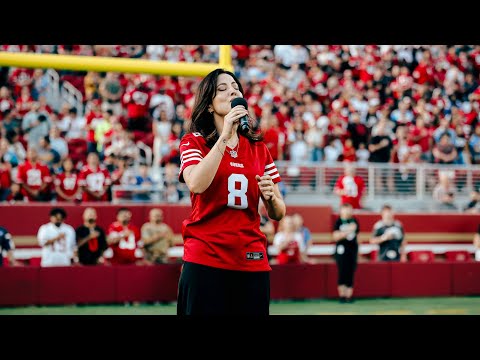 Maelyn Jarmon from 'The Voice' Sings National Anthem at Levi's® Stadium | 49ers