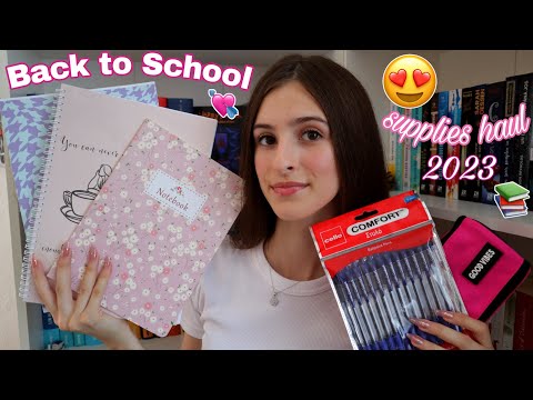 📝 BACK TO SCHOOL SUPPLIES HAUL 2023 || rechizite clasa a 10-a